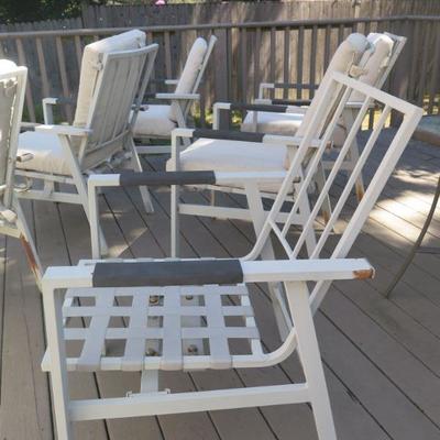 Set of 6 Patio Chairs
