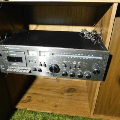 Panasonic Stereo Turntable, Cassette Tuner, AM/FM with Two Speakers