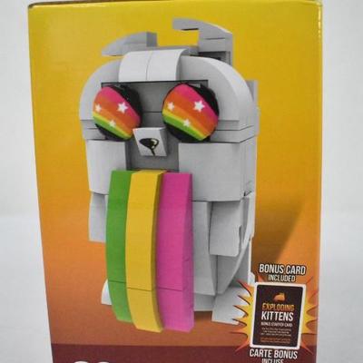Exploding Kittens Rainbow Ralphing Cat Buildable Figure - New