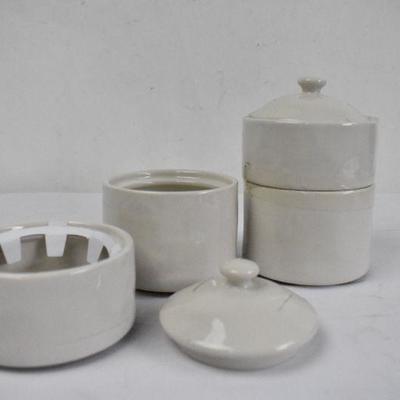 Hearth & Hand Canister Stoneware, Set of 2 - New