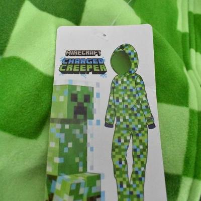Minecraft Charged Creeper Onesie Kids M - New