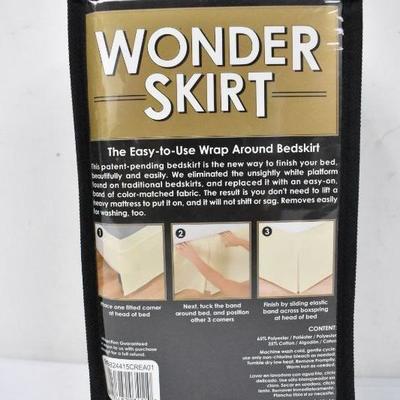 Wonder Skirt Twin, Cream, 15
