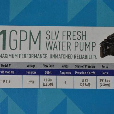 3 pc Shurflo Fresh Water Supply Pump & parts - New