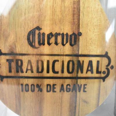 Stainless Steel Ice Cube Tray & Jose Cuervo Wooden Salt Rimmer - New