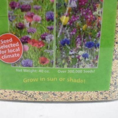 Qty 2 40oz (80 oz total) Wildflower Seeds by Forever Blooms - New