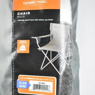 Camp Chair by Ozark Trail. Gray - New