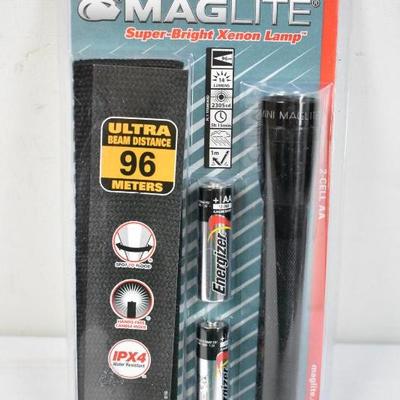 Mini Maglite 2-Cell AA Super Bright Xenon Lamp - New