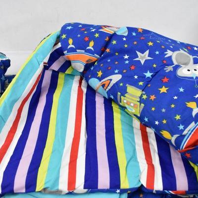 Mainstays 5 Piece Twin Outer Space Theme Bedding Set