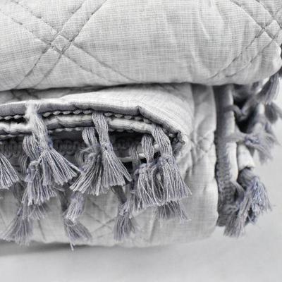 Boho Bazaar King Size 3 piece Quilt Set, Lilac - New
