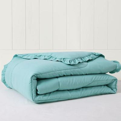 Mainstays 3 piece Full/Queen Comforter Set, Mint - New