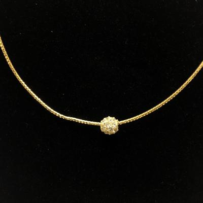 Lot 121 - Three 14k Gold Necklaces