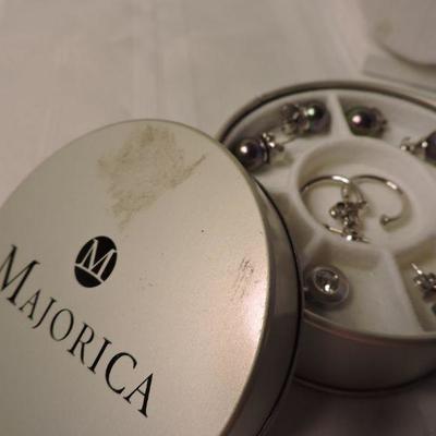 Collection of Majorica Earrings 