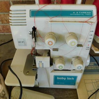 Baby Lock Overlock 4/3 Thread Sewing Machine Model DBL 34-60