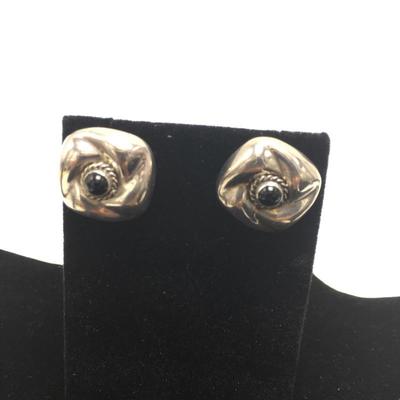 Lot 122 - Four Sterling Silver Earrings 