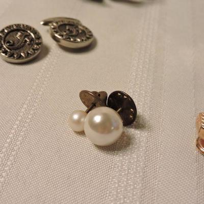 Collection of Vintage Pins and Cuff Links