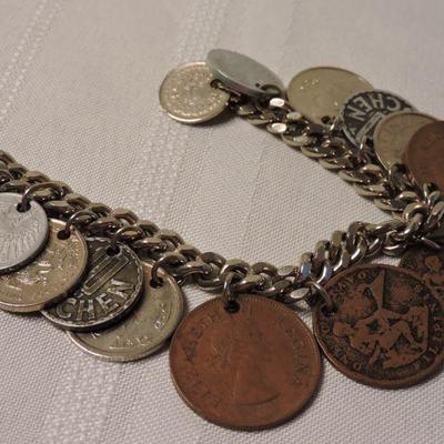 Vintage Coin Bracelet