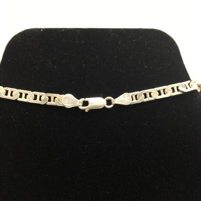 Lot 125 - Trio of Sterling Silver Necklaces 