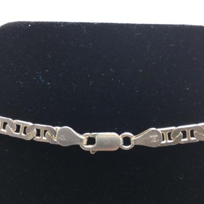 Lot 125 - Trio of Sterling Silver Necklaces 