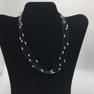 Lot 126 - Silpada Leather & Sterling Silver Necklaces 