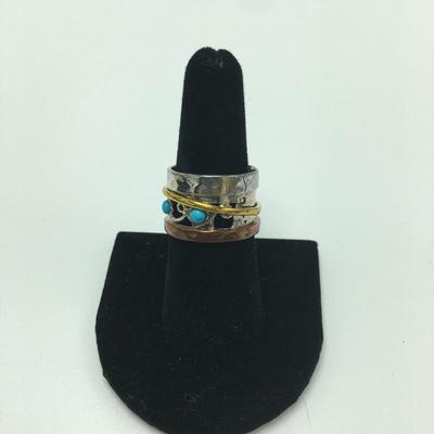 Lot 130 - Gorgeous Silpada Rings -Sz 8