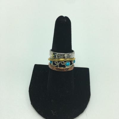 Lot 130 - Gorgeous Silpada Rings -Sz 8