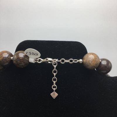 Lot 132 - Silpada Bronzite and Coral Necklaces 