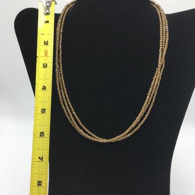 Lot 135 - Two Bronze Necklaces 