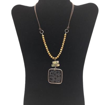 Lot 135 - Two Bronze Necklaces 