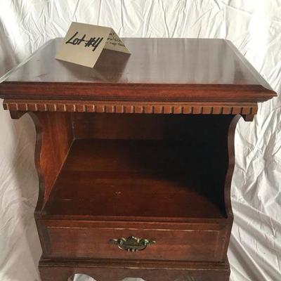 Lot #4 Wine Rack, Small Table, Nightstand