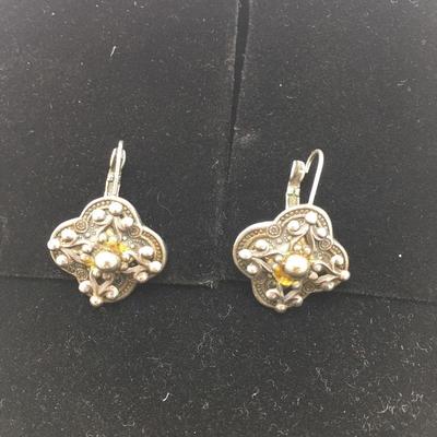 Lot 138 - Trio of Earrings & Ring