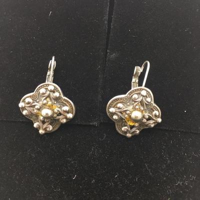 Lot 138 - Trio of Earrings & Ring