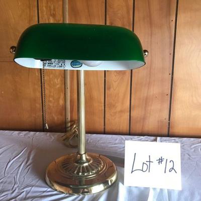 Lot #12 Green Desk Lamp