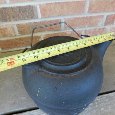 Large Cast Iron Kettle Humidifier  
