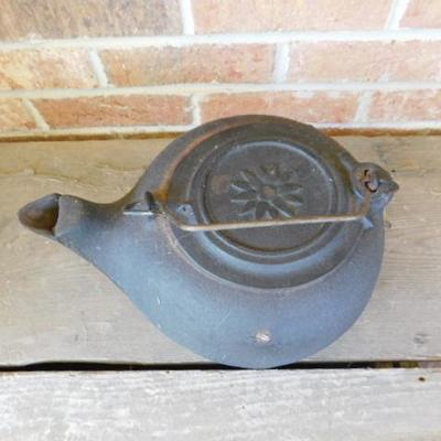 Large Cast Iron Kettle Humidifier  