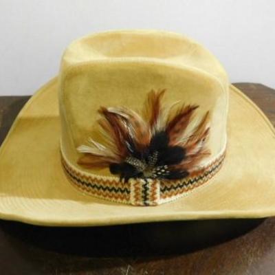 G.A. Stetson Cowboy Hat Western Fashion 7.25 