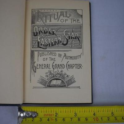 1923 Small Hardcover Book Ritual of the Order Eastern Star