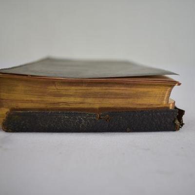 Antique Holy Bible with Unattached Front Section. Very Fragile