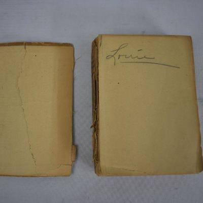 1924 Small Hardcover Laird & Lee's Webster's Dictionary Detached Cover, Fragile