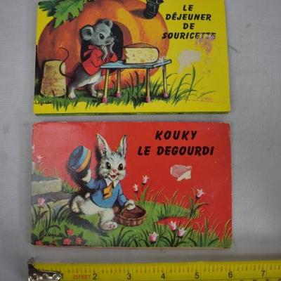 Vintage 1969 Belgium Pop up Books in French