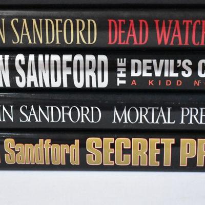 6 Hardcover Books by John Sandford: Certain Prey -to- Secret Prey
