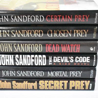 6 Hardcover Books by John Sandford: Certain Prey -to- Secret Prey