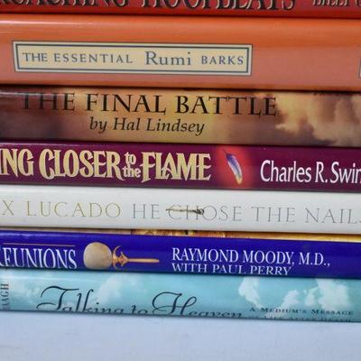 9 Hardcover Books: Spiritual/Faith: Streams in the Desert to Talking to Heaven