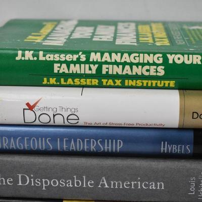 7 Hardcover Books: Management/Leadership/Business
