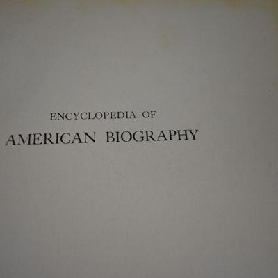 Vintage 1940 Hardcover Book Encyclopedia of American Biography