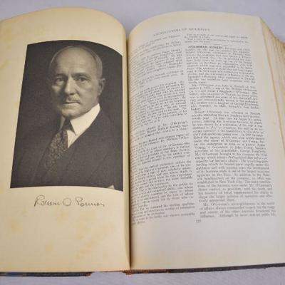 Vintage 1940 Hardcover Book Encyclopedia of American Biography