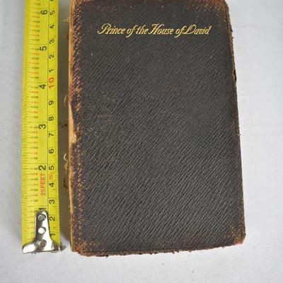 Small Antique Prince of the House of David Book, Detached cover, very Fragile