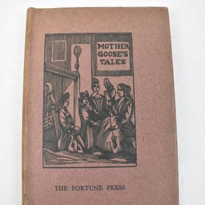 Antique Mother Goose's Tales Small Hardcover Book