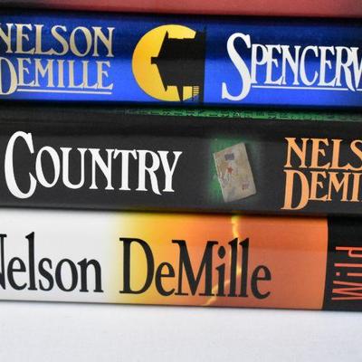 5 Hardcover Books by Nelson DeMille: Gate House -to- Wildfire