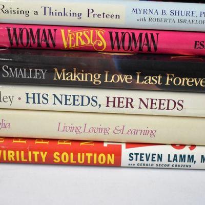 8 Hardcover Books On Relationships: Ice Cream for Breakfast to Virility Solution