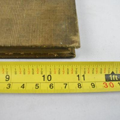 Antique 1898 Hardcover Book Mechanical Drawing